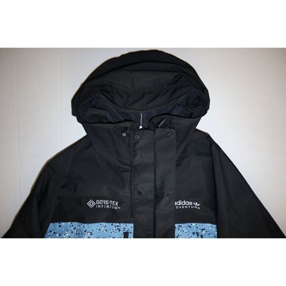 Adidas HK5019 Men Sz M Multi Adventure Winter Allover Print GORE-TEX Jacket - Picture 10 of 16